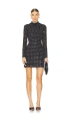 Steve Madden Women's Krista Rhinestone Mini Dress In 블랙