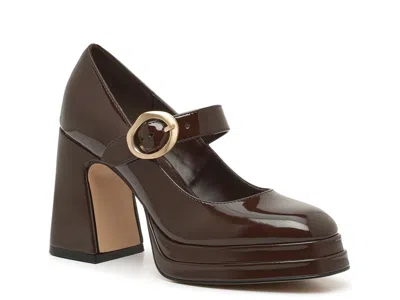 Steve Madden Kylee Mary Jane Platform Pump In Brown