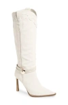 Steve Madden Kyndall Tall Boot In White