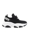 Steve Madden Lace-up Sneakers In Black
