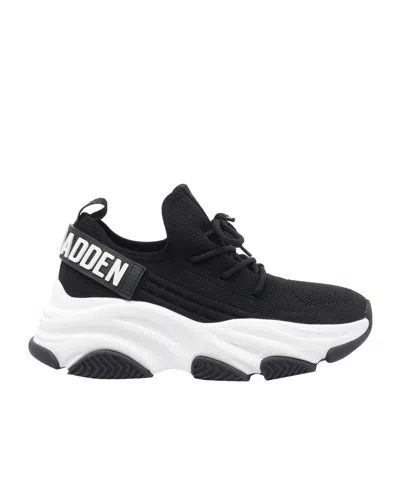Steve Madden Lace-up Sneakers In Black