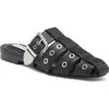 Steve Madden Ladera Mule In Black Leather