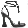 Steve Madden Lafayette Womens Strappy Square Toe Strappy Sandals In Black