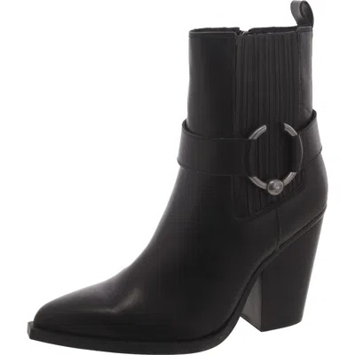 Steve Madden Lakelynn Womens Buckle Mid-calf Boots In Black