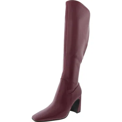 Steve Madden Lamarca Womens Wide Calf Faux Leather Knee-high Boots