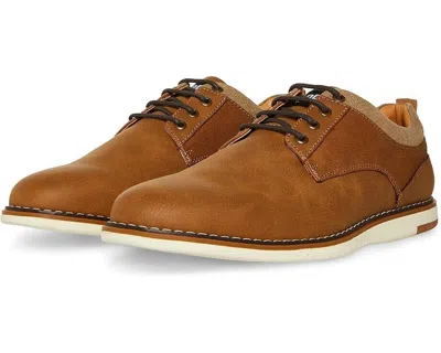 Steve Madden Landen Oxford Men's Us 12 Brown Faux Leather Dress Shoes Zpo1908