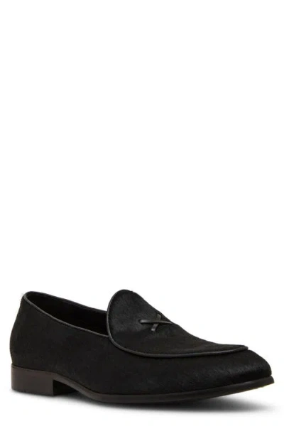 STEVE MADDEN STEVE MADDEN LANETTE GENUINE CALF HAIR LOAFER