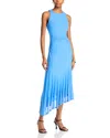Steve Madden Laney Asymmetric Hem Dress In Indigo Blue