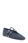 Steve Madden Laney Ballet Flat In Blue