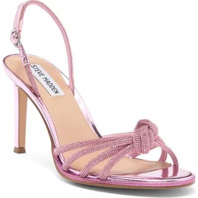 Steve Madden Langley Knotted Slingback Sandal In Pink