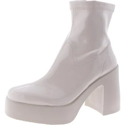 Steve Madden Lanna Womens Patent Solid Mid-calf Boots In Multi