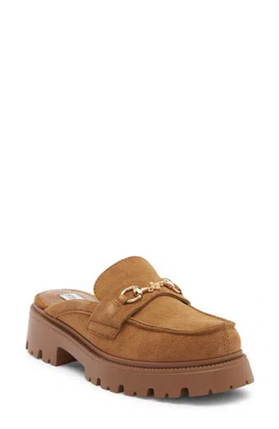 Steve Madden Larena Bit Mule In Chestnut Suede