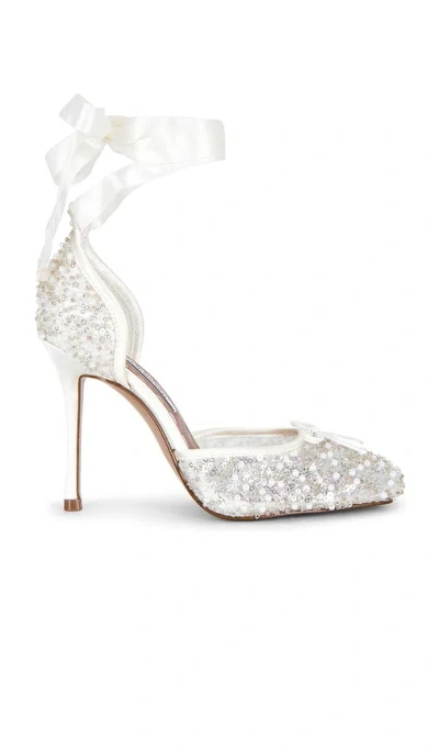 Steve Madden Larina Sequin Pump In Ivory