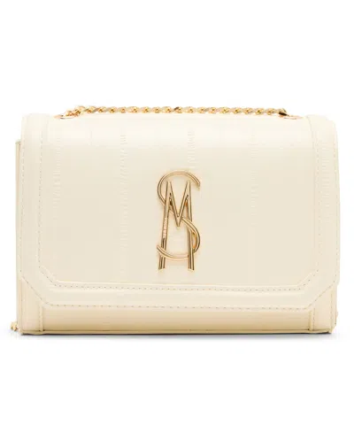 Steve Madden Larisae Small Magnetic Snap Crossbody Handbag In Neutral