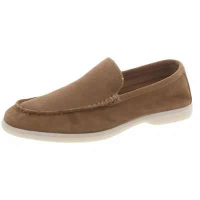 Steve Madden Larken Mens Comfort Insole Slip On Driving Moccasins In Brown