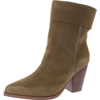 Steve Madden Latasha Womens Suede Pull On Mid-calf Boots In Multi
