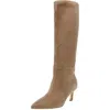Steve Madden Lavan Boots Women Oatmeal Suede Pointed Toe Kitten Heel Lion950 In Neutral