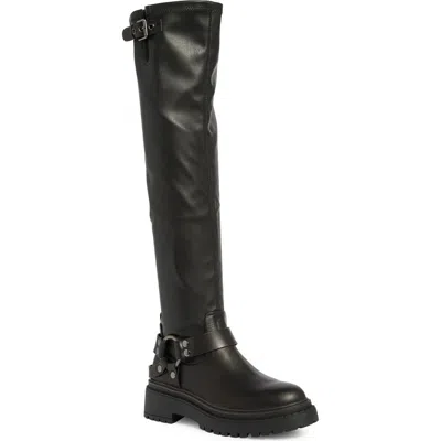 Steve Madden Lawful Harness Over-the-knee Boot In Black