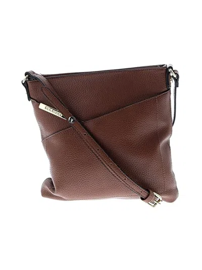 Pre-owned Steve Madden Leather Crossbody Bag In Brown