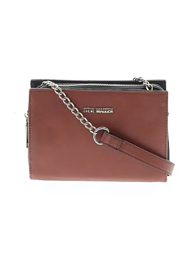Pre-owned Steve Madden Leather Crossbody Bag In Brown