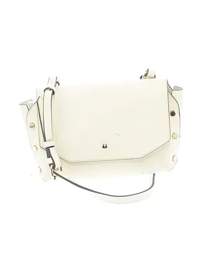 Pre-owned Steve Madden Leather Crossbody Bag In Ivory