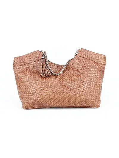 Pre-owned Steve Madden Leather Tote Bag In Brown