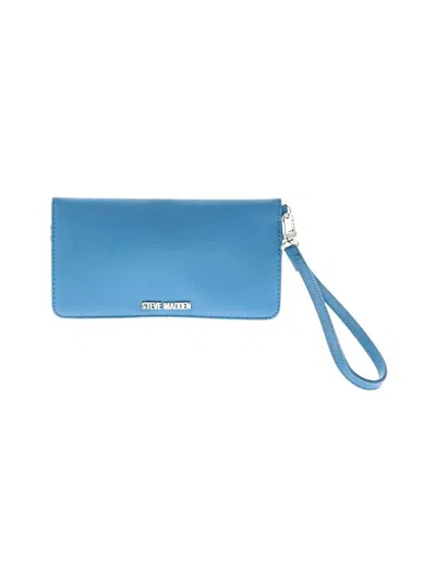 Pre-owned Steve Madden Leather Wallet In Blue