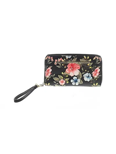 Pre-owned Steve Madden Leather Wristlet In Black