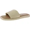 Steve Madden Leigh Womens Woven Straw Slide Sandals