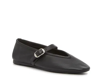 Steve Madden Leilah Mary Jane Flat In Black