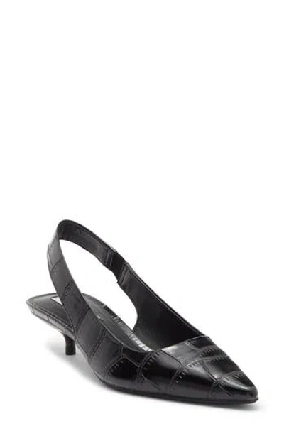 Steve Madden Leilany Pointed Toe Slingback Pump In Black
