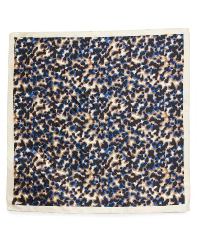 Steve Madden Leopard Printed Square Scarf In Multi