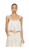 Steve Madden Leta Top In White