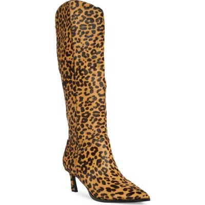 Steve Madden Leyna Genuine Calf Hair Boot In Brown