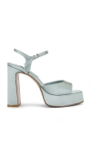 Steve Madden Liandra Platform Heels In Blue