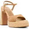 Steve Madden Liandra Platform Sandal In Neutral