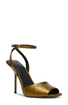 Steve Madden Lilac Two-piece Dress Sandals In Gold