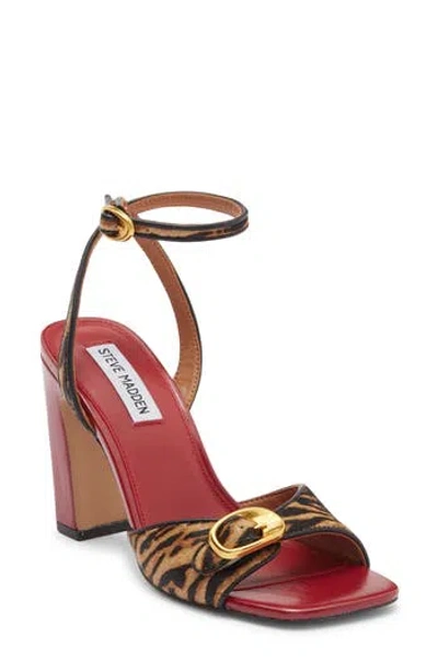 Steve Madden Lilliana Ankle Strap Sandal In Brown