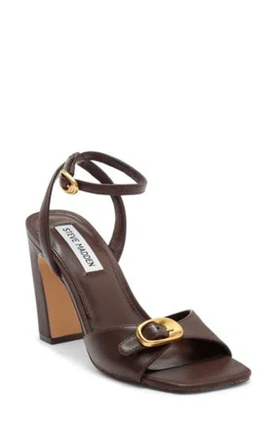 Steve Madden Lilliana Ankle Strap Sandal In Brown