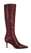 Steve Madden Lingo Pointed Toe Knee High Boot In Burgundy