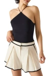 Steve Madden Linnie Halter Top In Black