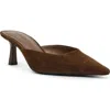Steve Madden Lisbeth Pointed Toe Mule In Brown