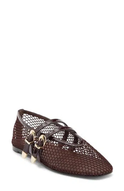 Steve Madden Lissa Mesh Mary Jane Flat In Multi