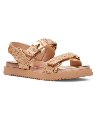 Steve Madden Kids' Little And Big Girls J-mona Stay Put Sandals In Brown