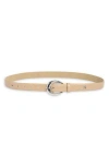Steve Madden Lizard Embossed Faux Leather Belt