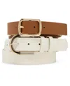 Steve Madden Lizard Polyurethane Buckle Belt