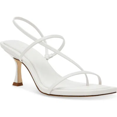Steve Madden Lock Sandal In White