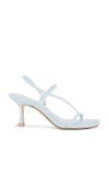 Steve Madden Lock Sandal In 蓝色皮革