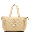 STEVE MADDEN LONDYN NYLON QUILTED TOTE