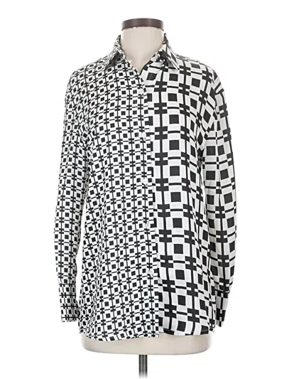 Steve Madden Long Sleeve Blouse In White